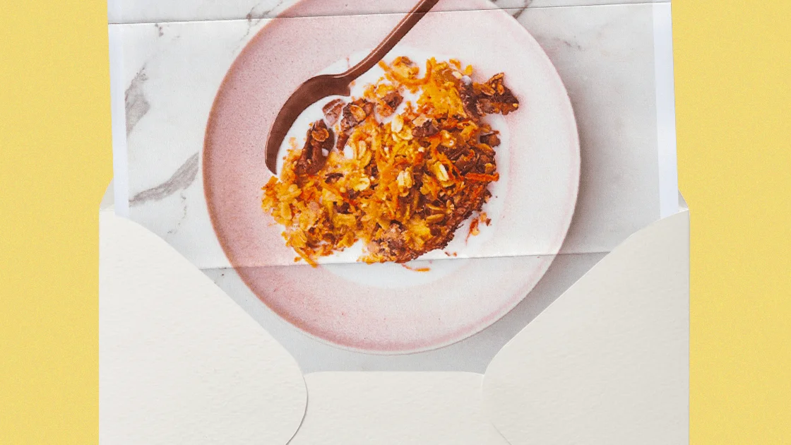 Image may contain Food Food Presentation Oatmeal Oats Cutlery Spoon and Bowl