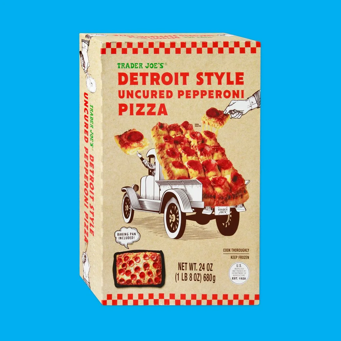 Image may contain  Poster Food Pizza Machine Wheel and Person