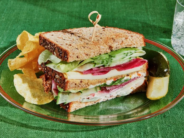 Veggie Club Sandwich